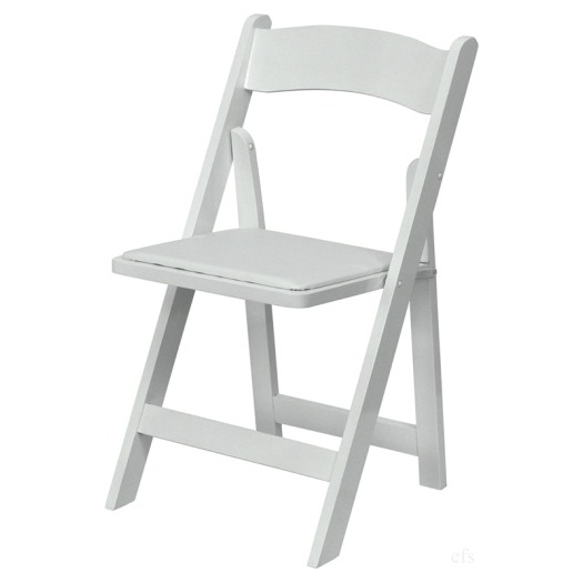 Weddingchair / bruiloft klapstoel wit